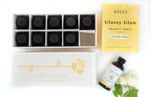 Load image into Gallery viewer, ginger lemon glassy glow beauty tonic packaging (10 pack)