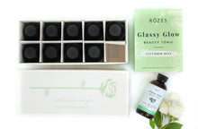 Load image into Gallery viewer, rozes beauty glassy glow beauty tonics 10-bottle pack