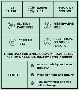 directions and benefits for glassy glow beauty tonics