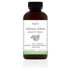 Glassy Glow Beauty Tonic Cucumber Mint Flavor - Beauty Drink for Glowing Skin